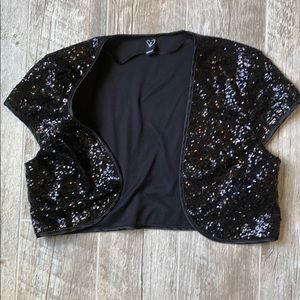 Short sequin jacket